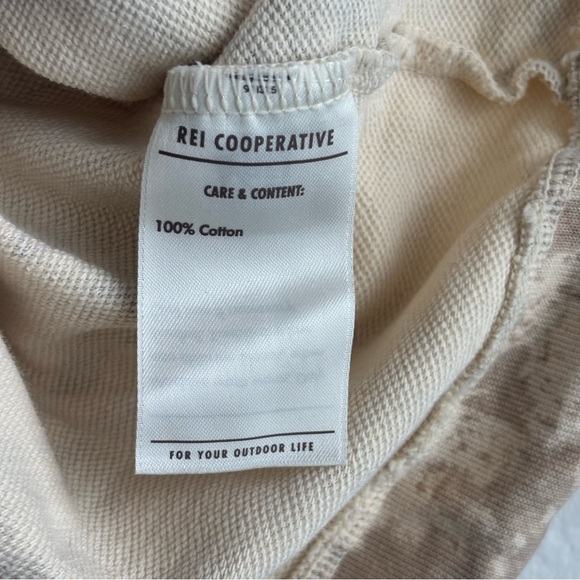 REI Cooperative Campout Sweatshirt Size L Alava Ferns White Oak Cotton Pullover - Picture 8 of 11